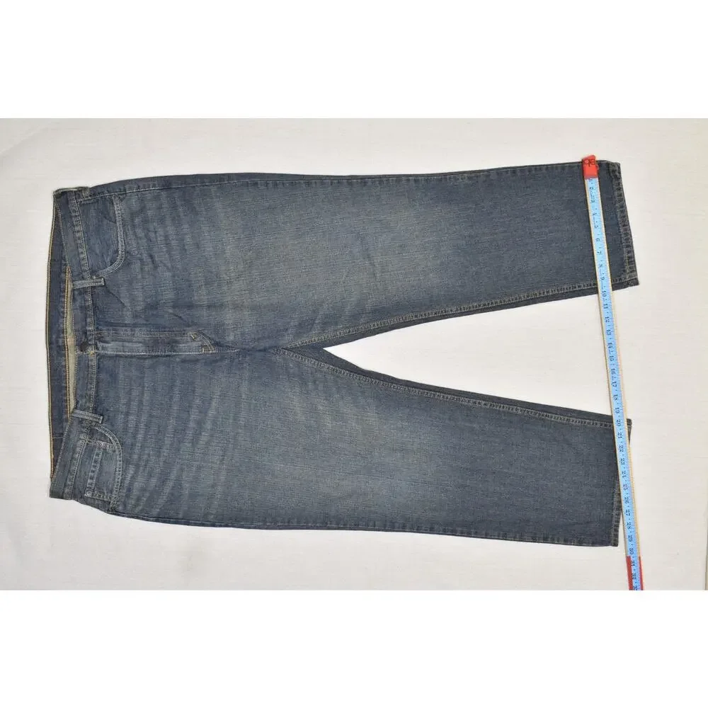 Levi's 559 Relaxed Straight Leg Jeans Men's Size 46x32 Dark Wash Denim Blue